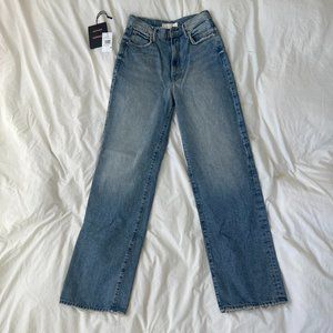 MOTHER Denim High Waisted Tunnel Vision Sneak Jeans The Other Side Size 26 Y2K